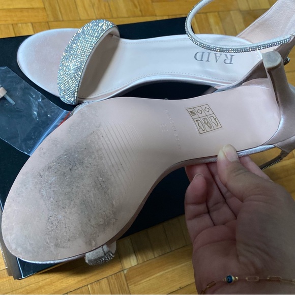 RAID Strap Heels in Nude Blush Color Size 38 - Picture 5 of 7